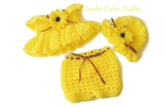 newborn yellow outfit