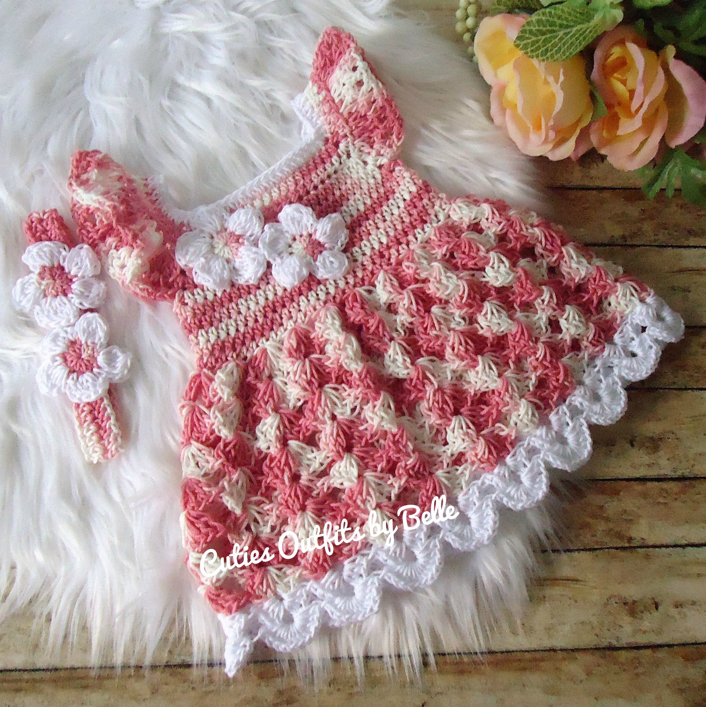 PINK PATTERNED DRESS, BABY PINK PATTERNED DRESS, BABY