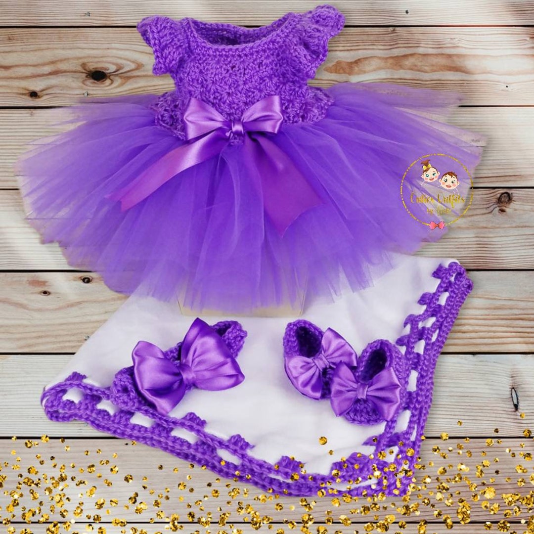 Crochet Tutu Baby Outfit, Photo Prop Baby Outfit, Baby Girl Skirt,cake