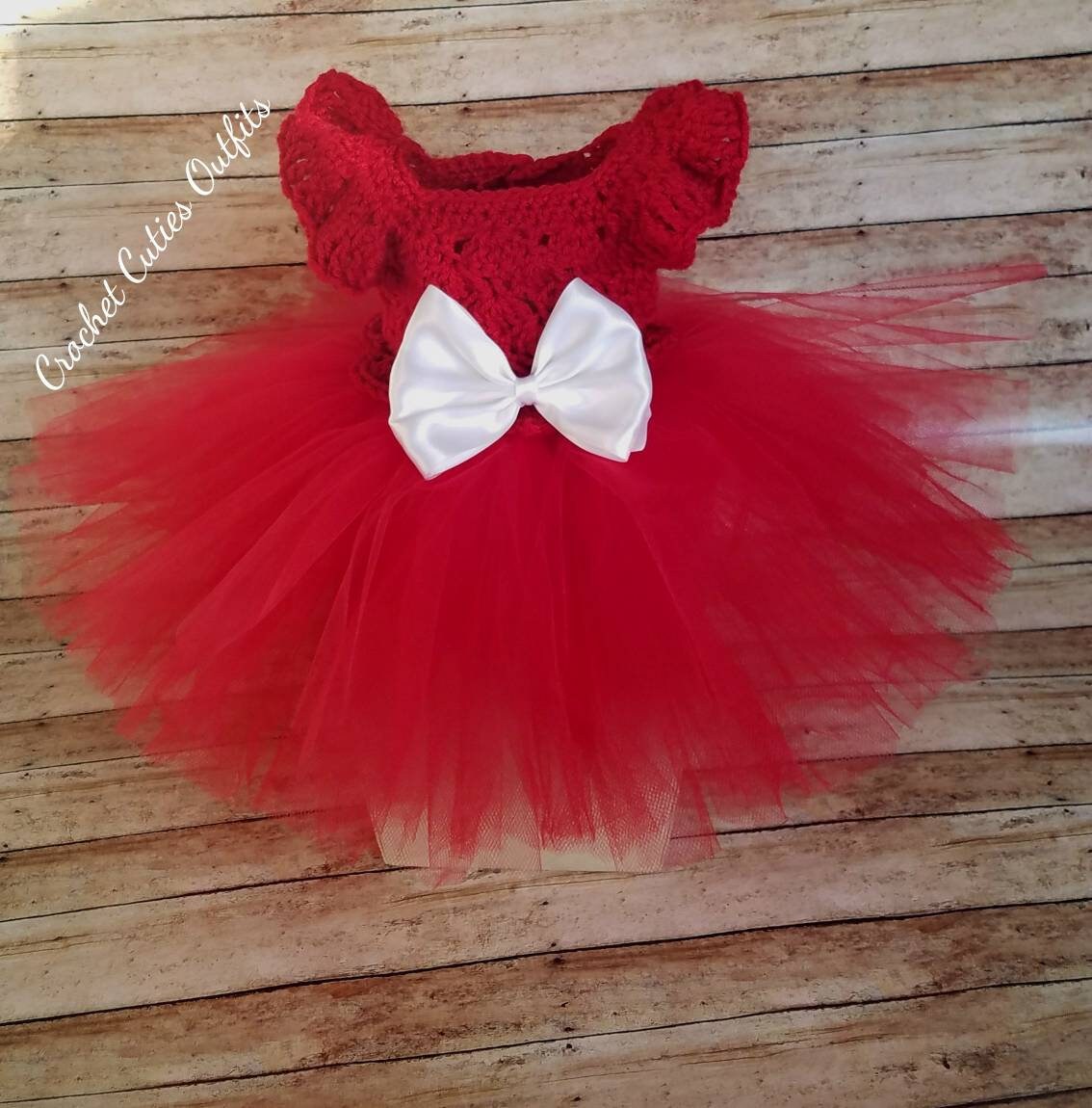 Tutu Baby Dress Newborn Baby Outfit Crochet Baby Outfit Etsy