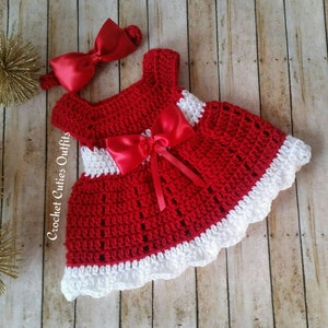 Baby Dress, Take Home Baby Outfit, Coming Home Dress, Infant Outfits, Crochet Newborn Outfit, Photo Prop Outfit, Infant Christmas. Birthday