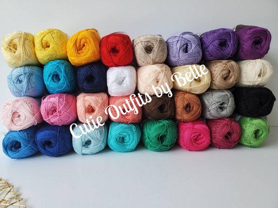 COTTON Yarn Mercerized Cotton Yarn, Soft Cotton Yarn, Knitting Yarn Crochet  Yarn Sportweight Weaving Yarn, Amigurumi Hilaza 