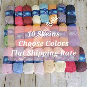 Cotton Yarn, 100grs Sinfonia Yarn Mercerized Soft Cotton Yarn,  Knitting Yarn, Crochet Cotton Yarn, Weaving Yarn Knitting Yarn