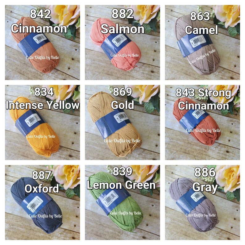 Cotton Sinfonia Yarn Soft Cotton Yarn Dk Yarn Knitting Etsy