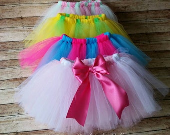 Personalized Baby Tutu: Birthday Girl Outfit, Cake Smash Prop (0-4t)