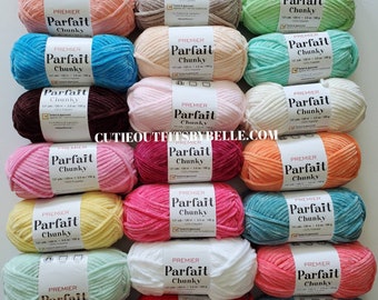 Premier PARFAIT Chunky Yarn, Crochet Bulky Yarn, Crochet Plushies Yarn