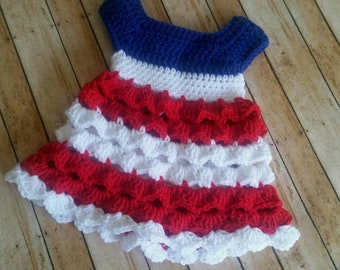 Crochet Baby Dress Pattern: 0-3 Months (PDF Pattern)