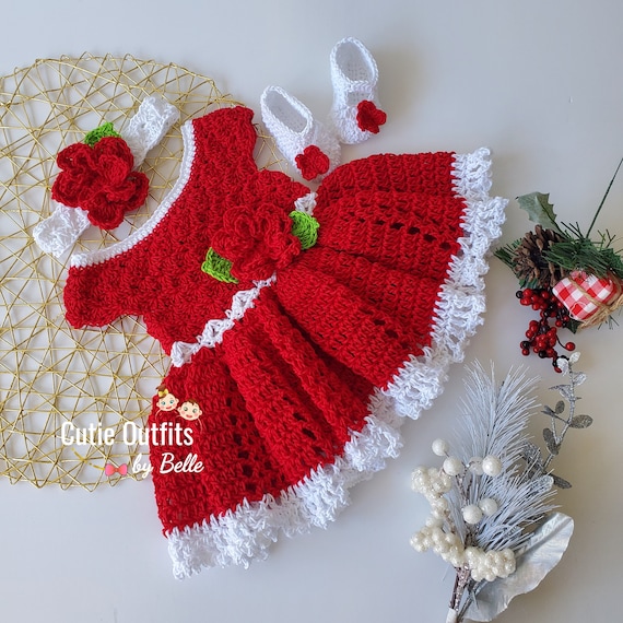 Vestidos Tejidos Conjunto De Bebe Tejido A Crochet Bebe Tejidos