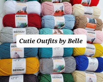 Bernat Softee Chunky Yarn, Bulky Yarn