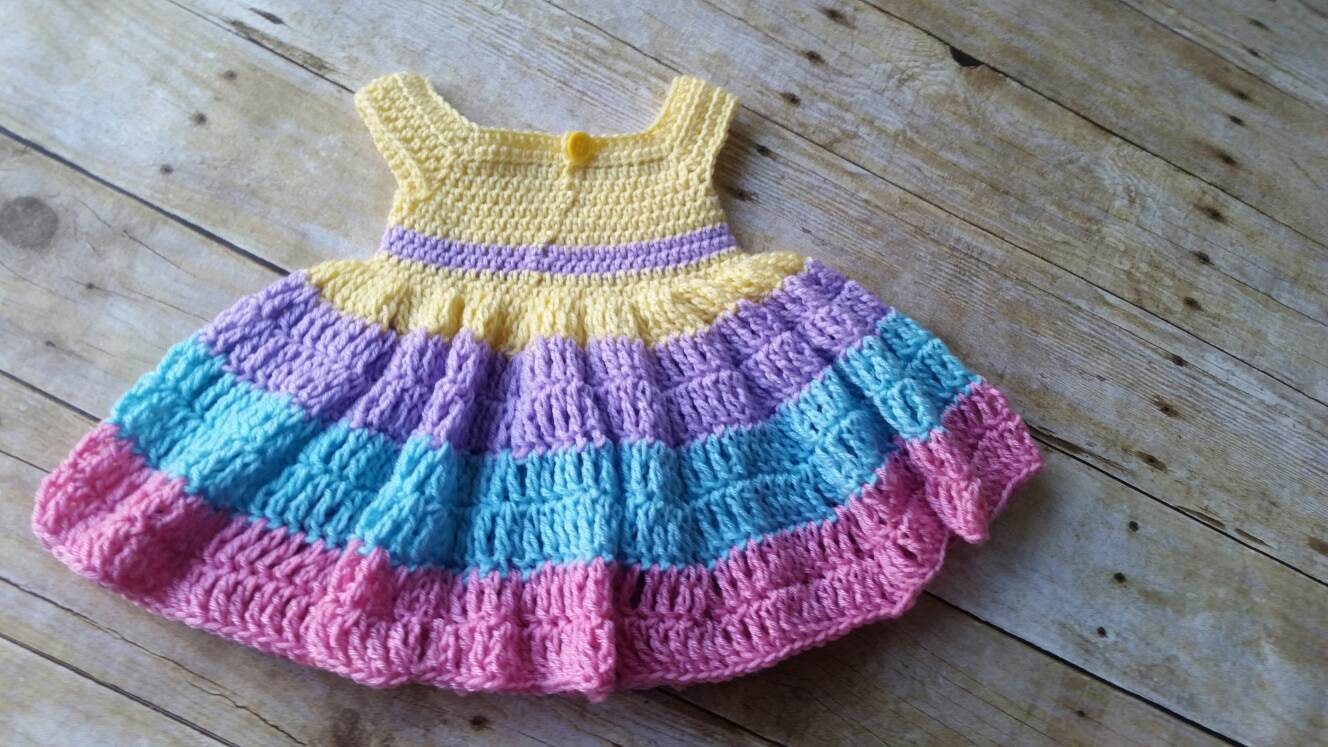 Baby Dress and Headband Spring Baby Girl Dress Pink Baby | Etsy