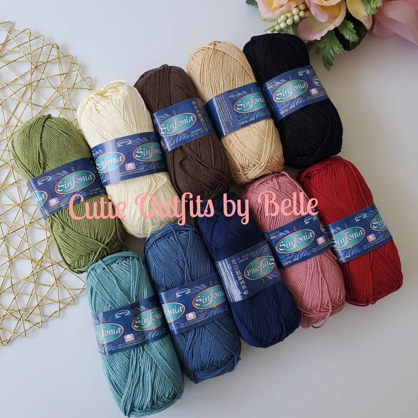 Cotton Sinfonia Yarn Soft Cotton Yarn Dk Yarn Knitting Etsy