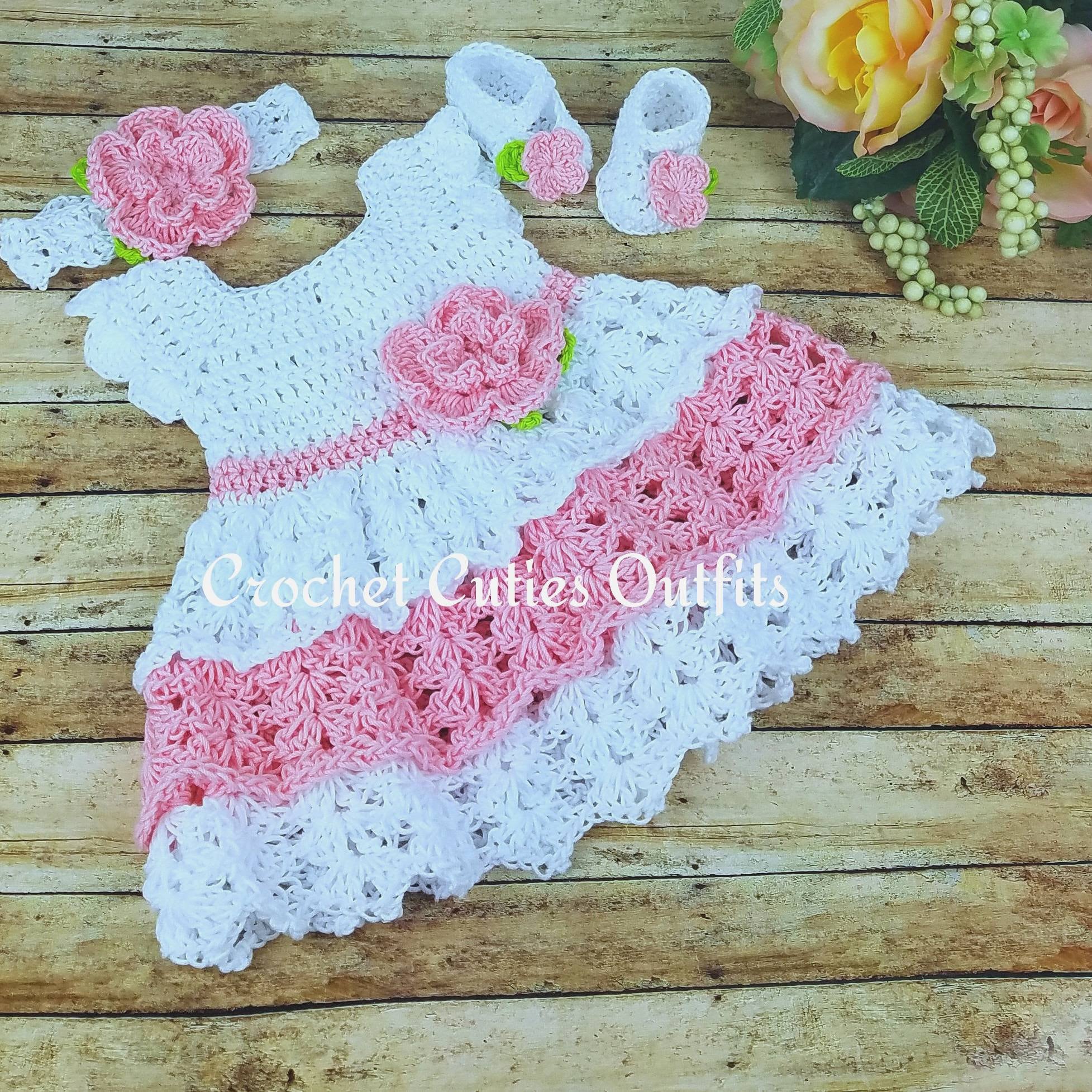 Sabor Presentar No hagas Crochet vestido bebe - Etsy España