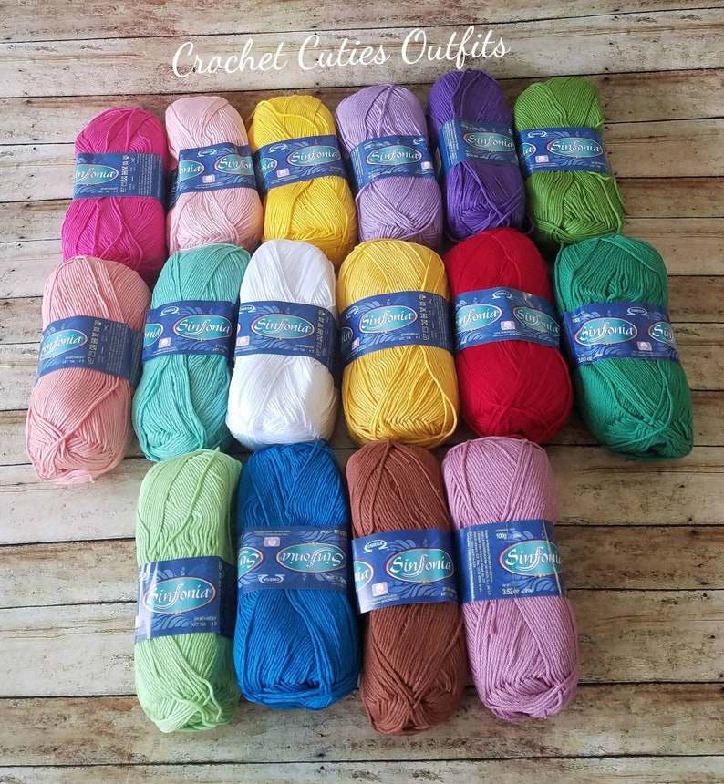 Cotton Sinfonia Yarn Soft Cotton Yarn Dk Yarn Knitting Etsy