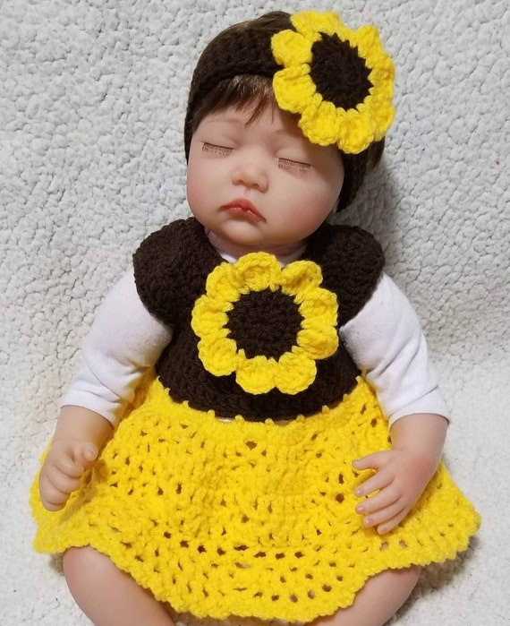 Vestido girasol tejido a crochet outlet