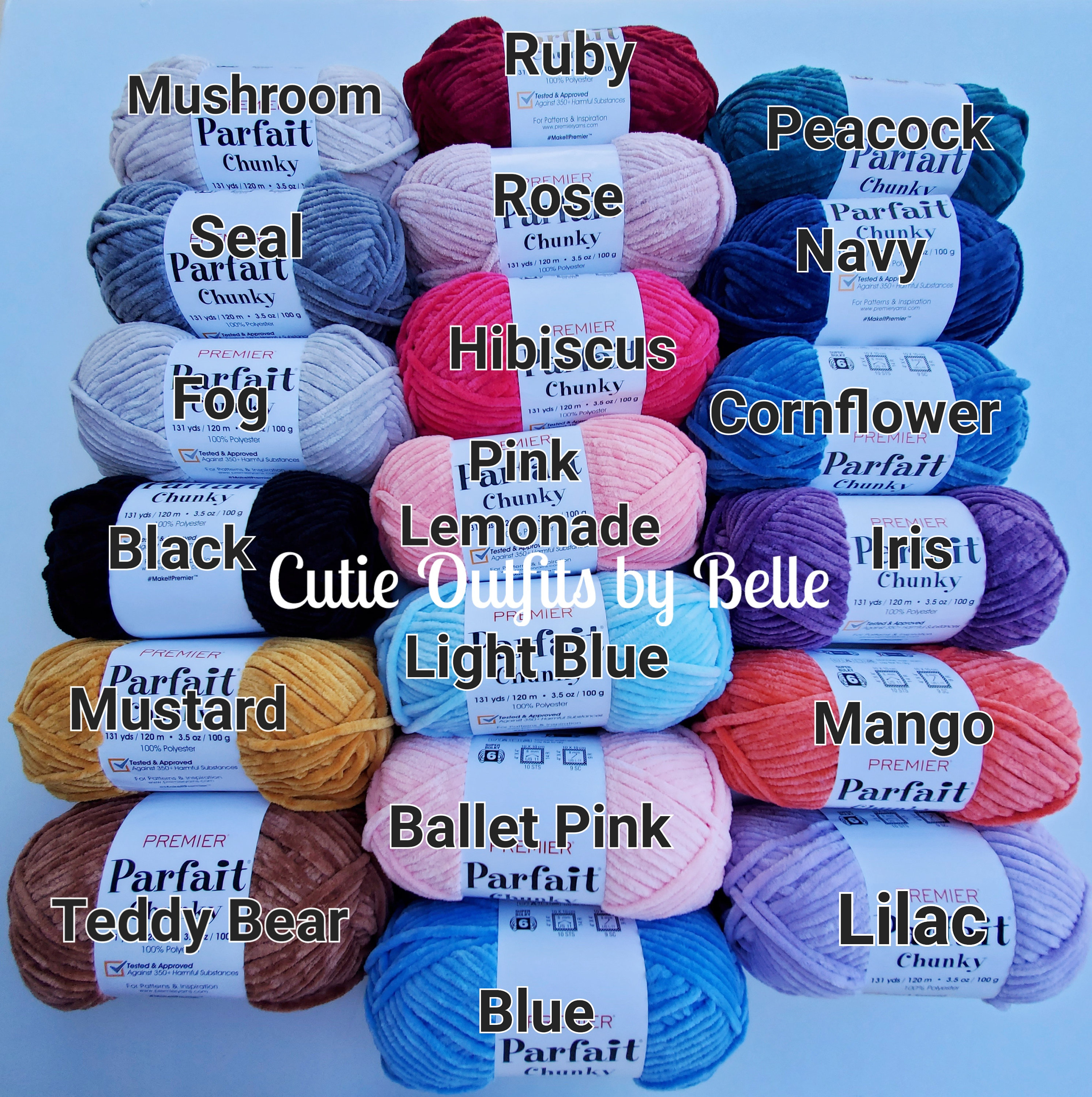 Premier PARFAIT Chunky Yarn, Crochet Plushies Yarn 