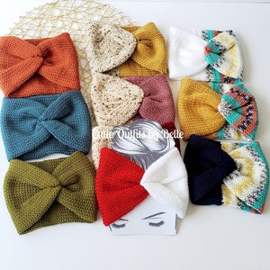 Knitted Headwrap, Twisted Headwrap, Gifts for Women, Knit Earwarmer, Turban Headband, Headwarmer, Women Accessories, Olive Headwrap, Solid