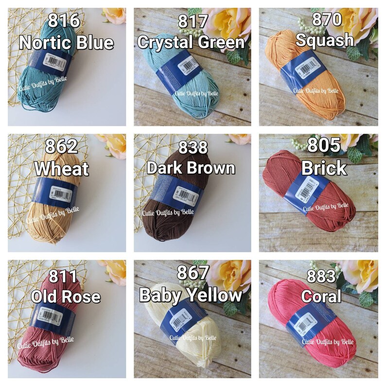 Cotton Sinfonia Yarn Soft Cotton Yarn Dk Yarn Knitting Etsy