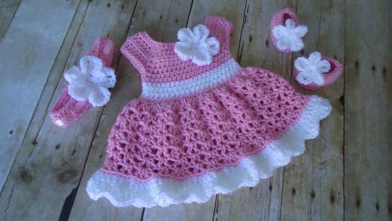 handmade crochet baby dresses