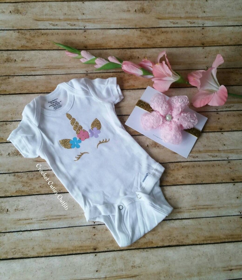 Baby Girl Tutu Set Unicorn Birthday Outfit Birthday Tutu Customized First Birthday Tutu Unicorn Birthday Tutu Personalized Baby Outfit