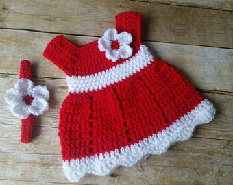 Babyjurk, outfit mee naar huis, Coming Home-jurk, babyoutfits, gehaakte pasgeboren outfit, outfit foto prop, kerstverjaardag baby