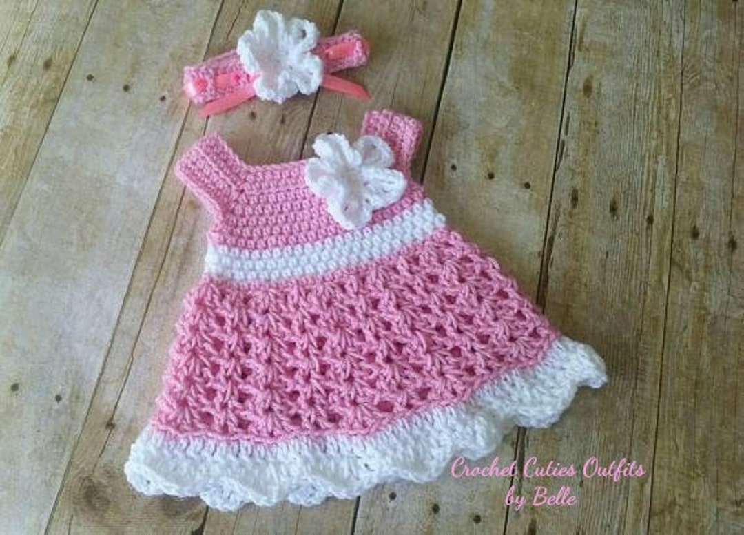 Crochet dress for baby girl pattern online