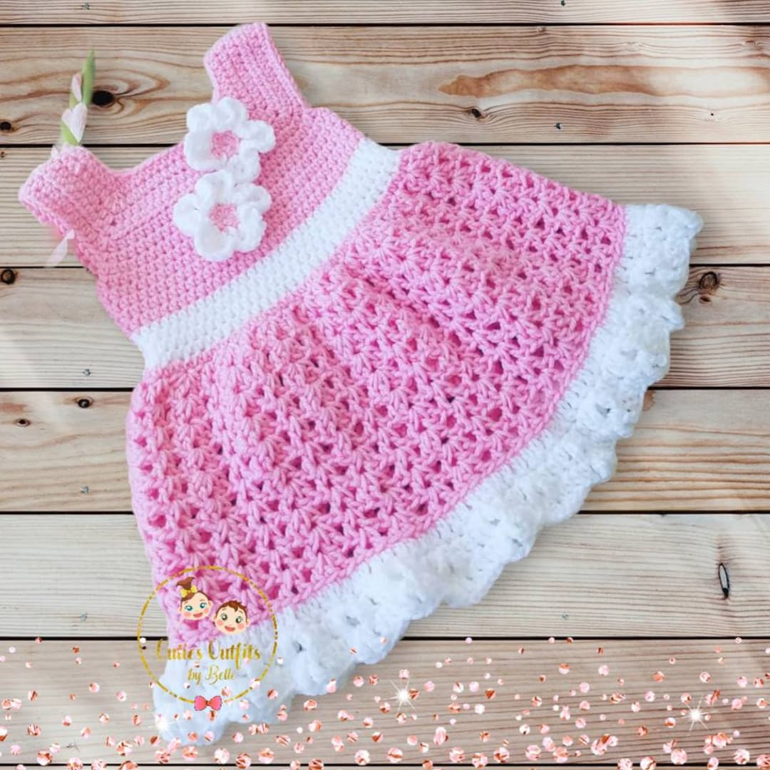 12-18 Months Crochet Baby Dress Pattern, Almost Free Crochet Pattern ...