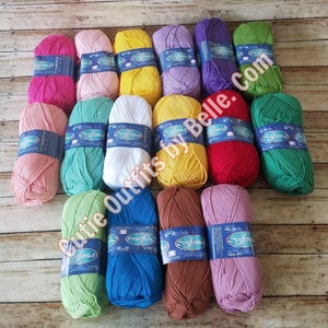 Rainbow Cotton Yarn 8/4 Hobbii 