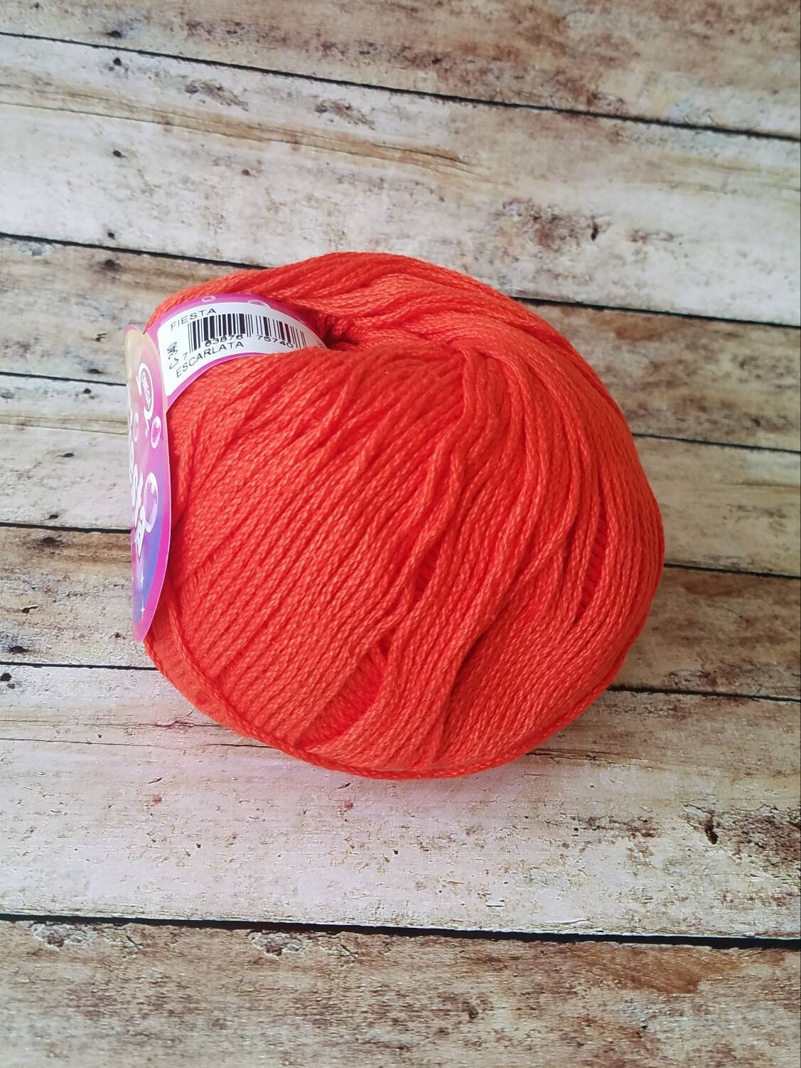 Cotton Yarn Cotton Fiesta Yarn 100 Cotton Yarn Knitting Etsy