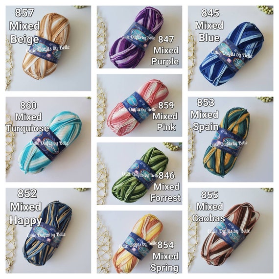 Mercerized Cotton Yarn, Sinfonia Cotton Yarn Dk Sportweight