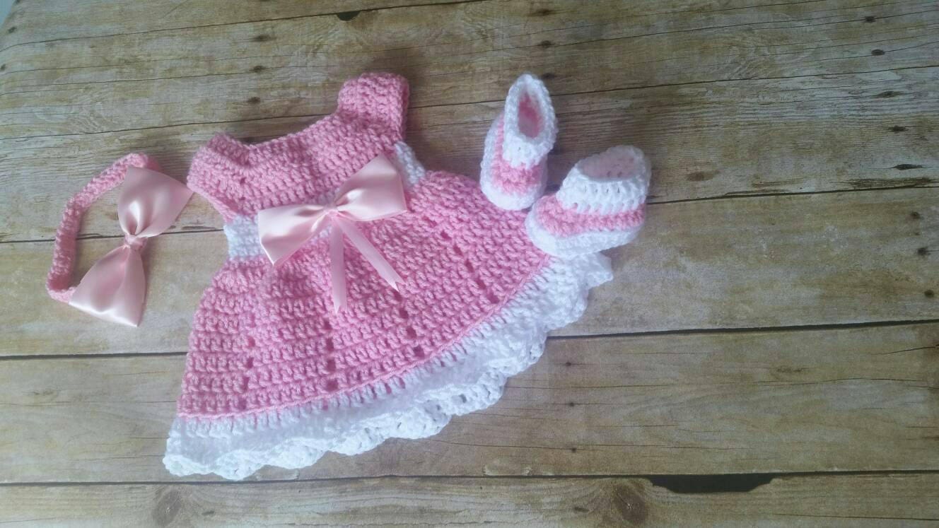 crochet newborn christmas dress Christmas Crochet Baby Dress Pattern: Newborn Size (PDF Pattern)