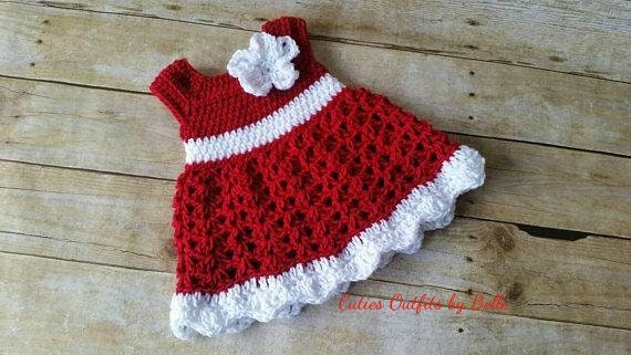 Crochet Baby Dress Pattern, Almost Free Crochet Pattern, 0-3