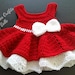 Crochet Baby Dress Pattern, Christmas Crochet Pattern, Newborn Baby Dress Pattern, Baby Dress Pattern, Crochet Pattern, Instant Download New