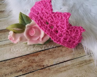 Crochet Baby Crown Pattern: Princess Tiara Photo Prop (Digital Download)