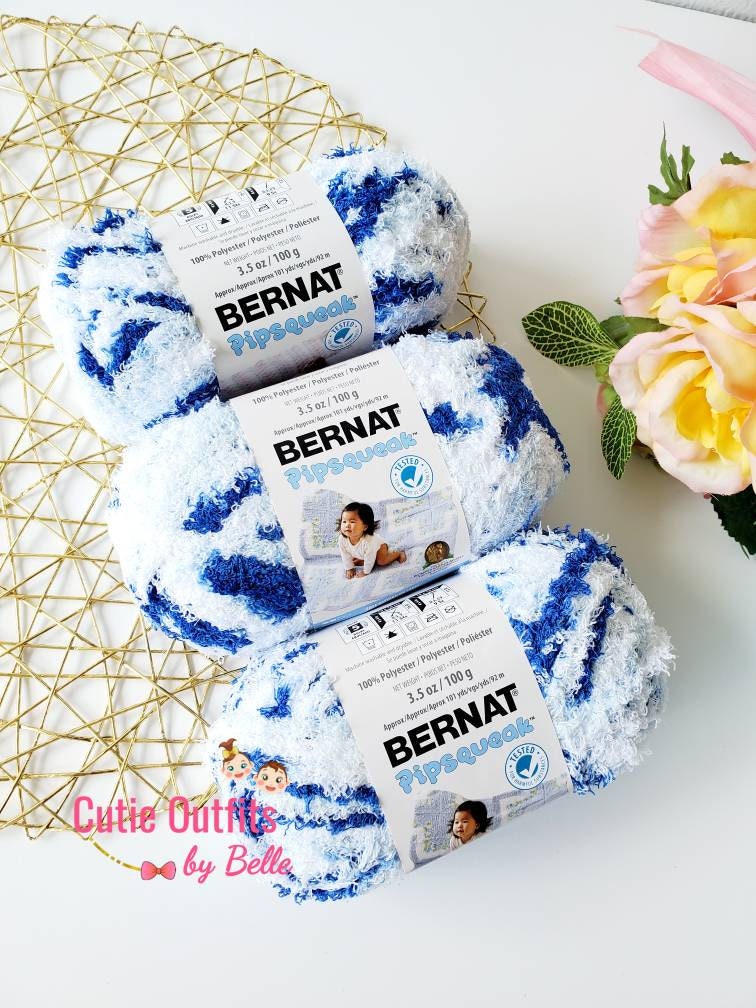 Baby-safe Sparkle Bernat Baby Blanket Yarn, Super Bulky 6, 10.5oz/220 Yds,  No-scratch Sparkle, Soft Polyester Chenille, Low & Fast Ship -  Israel