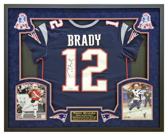 tom brady autographed jersey