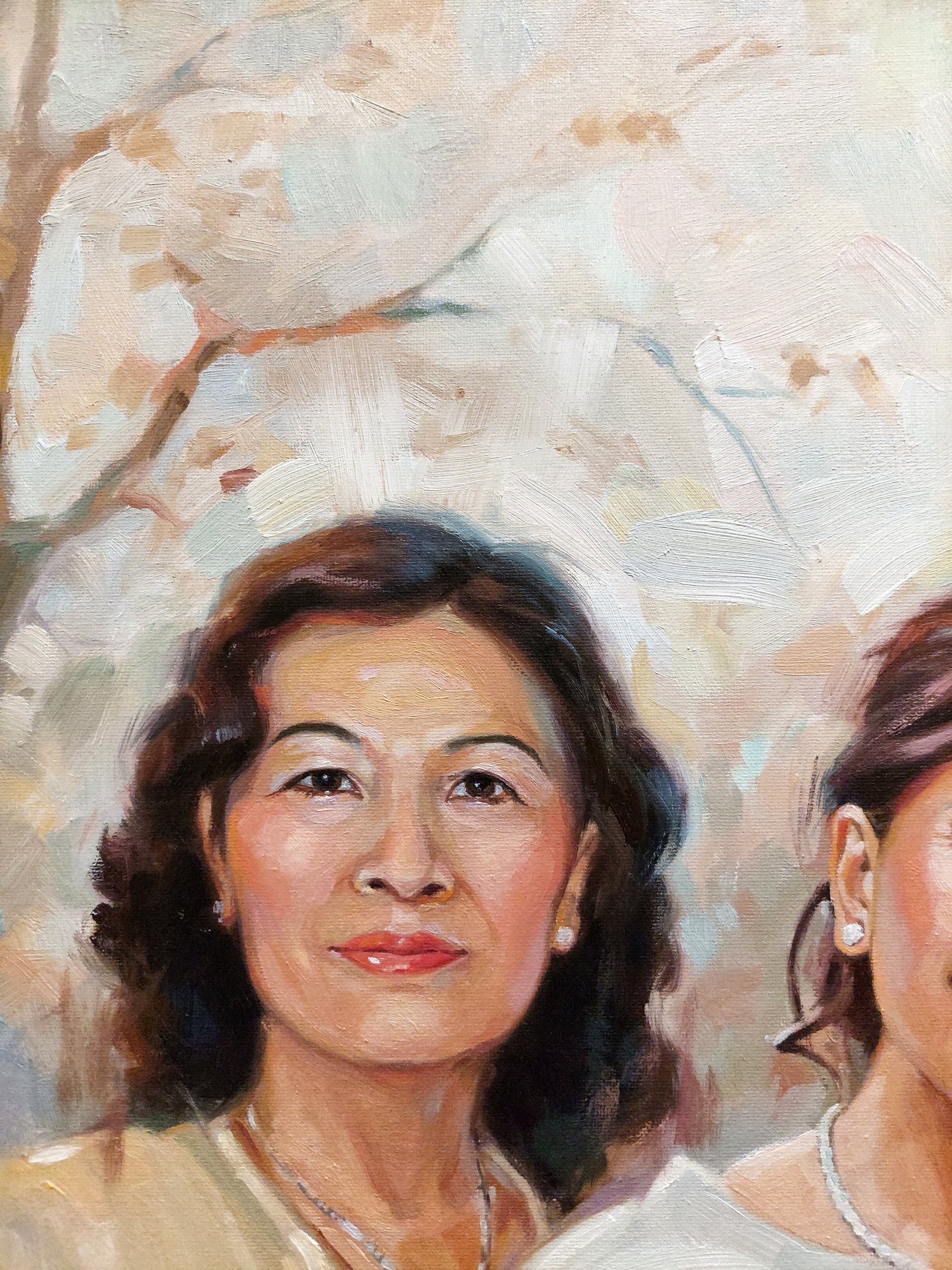 Commission Portrait Oil Painting on Canvas, Custom Photo Painting ...