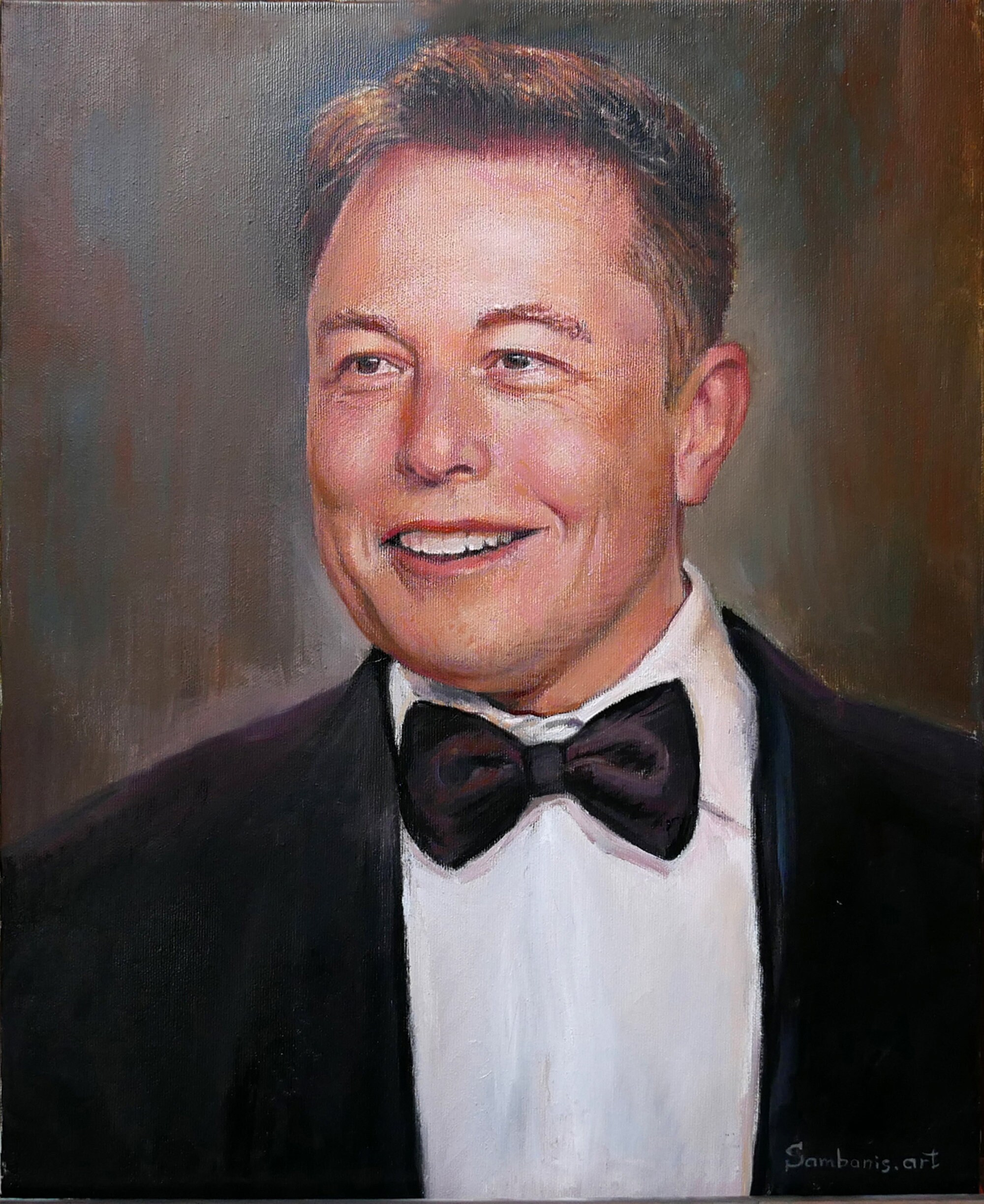 custom portrait painting from photo near me