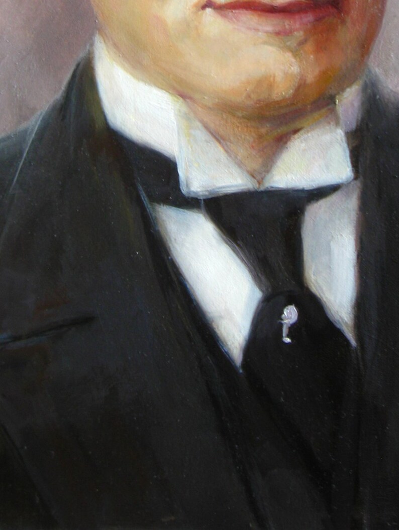 Custom Vintage Oil Portrait on Canvas Reproduction Portrait | Etsy