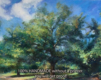 写真から風景油絵を依頼、カスタム風景キャンバス絵画、写真からキャンバスに油絵を描く、ユニークなクリスマスギフト