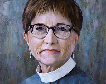 Portrait personnalisé d'après photo, portrait de femme à l'huile sur toile, peint à la main, cadeau unique pour une mère