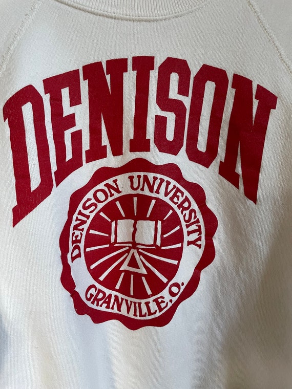 80s Vintage Denison University Sweatshirt - image 4