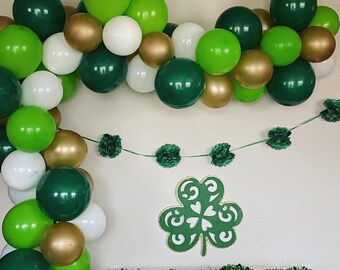 Lucky Day, St Patrick’s day Balloon Banner DIY Kit