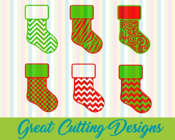 Download Christmas SVG Cut File Stocking svg DXF cut file Cricut ...