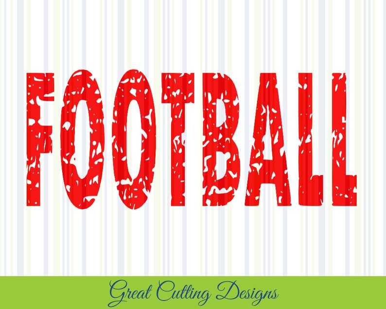 Football Svg Cut File Distressed Svg Dxf Svg Auburn Svg Tigers Etsy