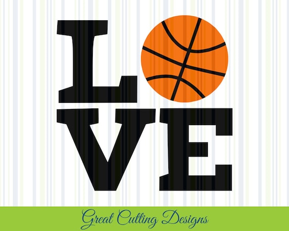 Download Basketball SVG Cut File love basketball svg DXF cut file ...