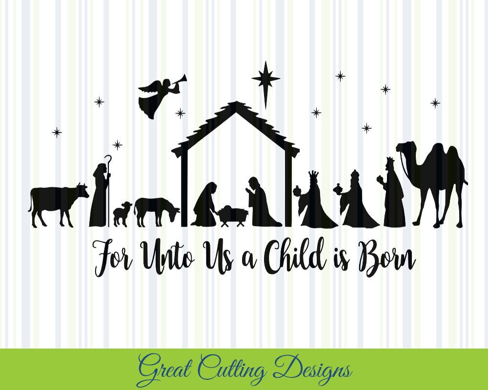 Nativity SVG Cut File Christmas svg DXF cut file Cricut svg | Etsy Nativity SVG Cut File Christmas svg DXF cut file Cricut svg | Etsy