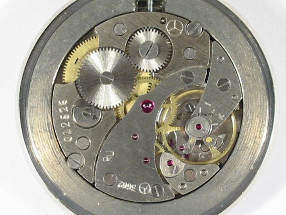 Locomotive, Russian pocket watch, Molnija - image 3