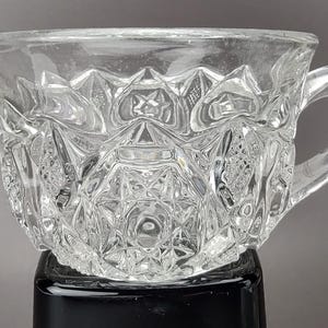 Antique Fostoria Rosby Punch Cup: Clear Crystal Glass Replacement