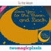 To The Moon crochet graph; cross stitch; (c2c, mini c2c, sc, hdc, dc, tss); knitting; PDF download, no counts/ instructions 