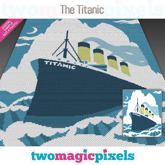 The Titanic Crochet Graph Cross Stitch c2c Mini C2c Sc Etsy